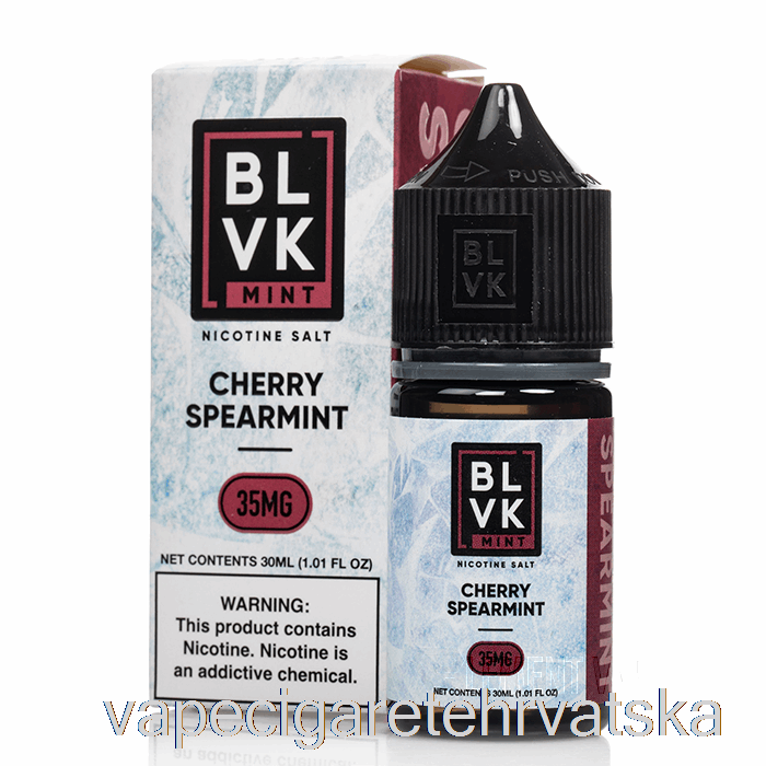Vape Hrvatska Cherry Spearmint - Blvk Mint Soli - 30ml 35mg